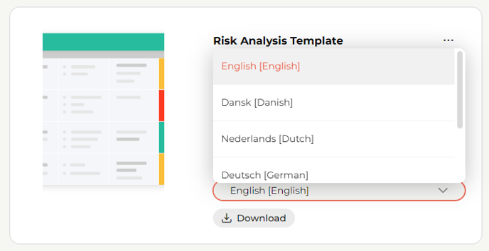 choose language