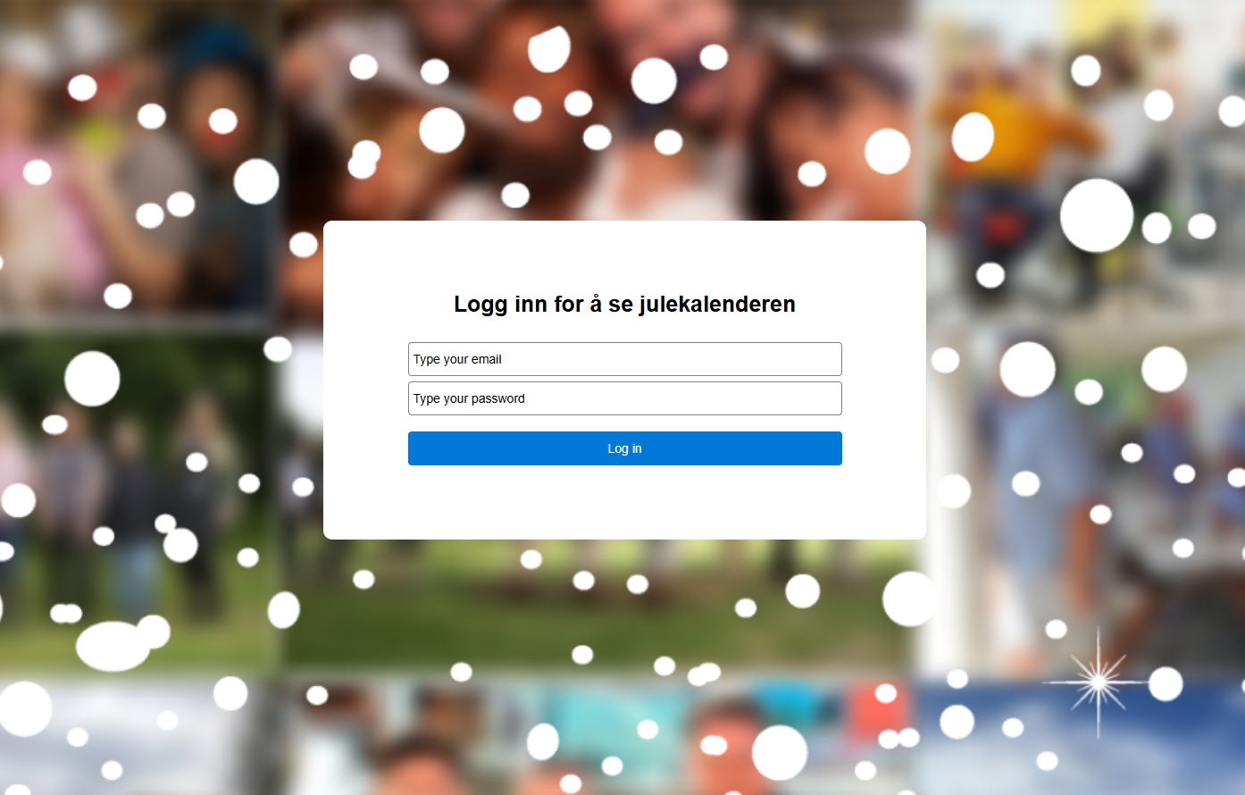 Landingpage-Julekalender